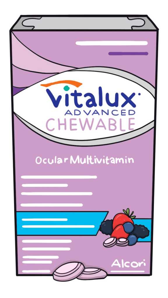 Vitalux Advanced Chewable for Age Related Macular Degeneration 