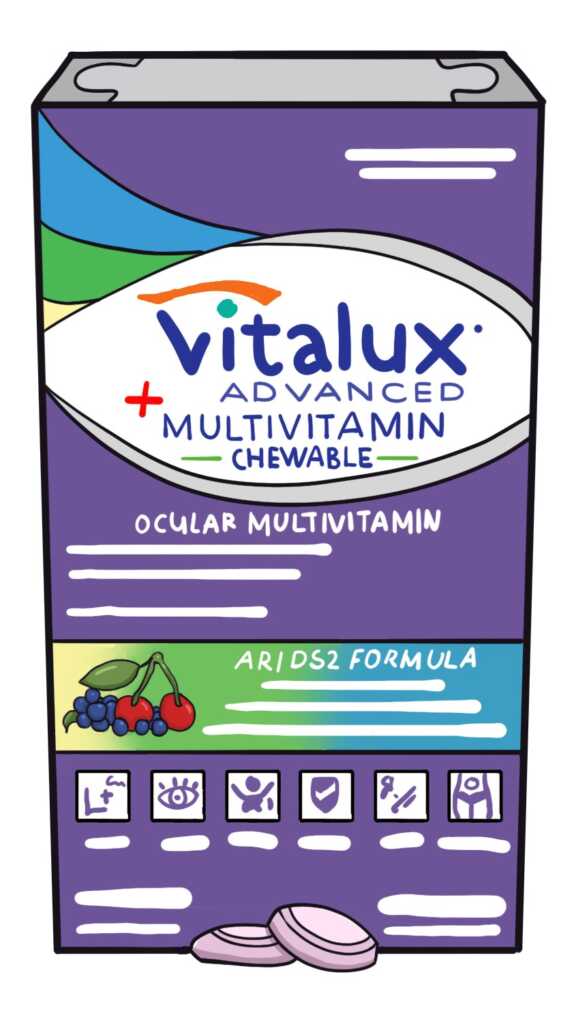 Vitalux Advanced Multivitamin for Age Related Macular Degeneration 